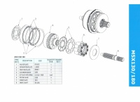 Parts List M5X Swing Motor