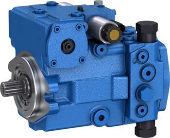 Bosch Rexroth A4V hydraulic pump supplied by Fluid Power Distributors (FPD), Hamilton New Zealand &mdash; hydraulic specialists stocking and servicing Rexroth piston pumps and motors for construction, agriculture, forestry, mining, and industrial applications across New Zealand