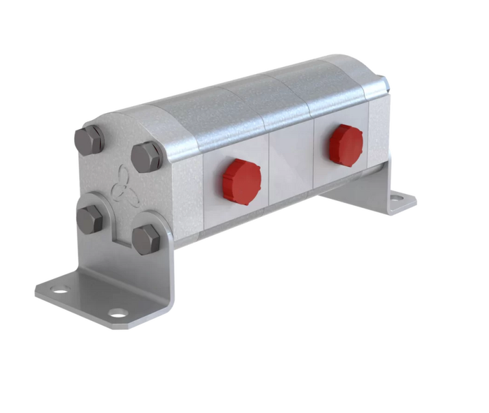 Blue Ascend Hydraulics Blue Ascend AFD10 Hydraulic Gear Flow Divider — Group 10 — hydraulic component for mobile and industrial applications, supplied by Fluid Power Distributors (FPD), Hamilton New Zealand — hydraulic specialists for construction, agriculture, forestry, and industrial sectors across New Zealand