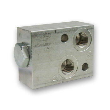 Anti-Cavitation (Rundown) Check Valve &mdash; hydraulic component for mobile and industrial applications, supplied by Fluid Power Distributors (FPD), Hamilton New Zealand &mdash; hydraulic specialists for construction, agriculture, forestry, and industrial sectors across New Zealand
