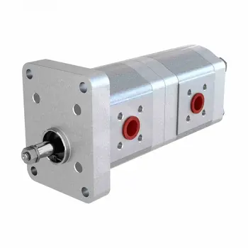 Blue Ascend Hydraulics Blue Ascend Aluminium Tandem Pump &ndash; Group 10/10 &mdash; hydraulic pump for mobile and industrial hydraulic applications, supplied by Fluid Power Distributors (FPD), Hamilton New Zealand &mdash; hydraulic pump specialists serving construction, agriculture, forestry, and manufacturing across New Zealand