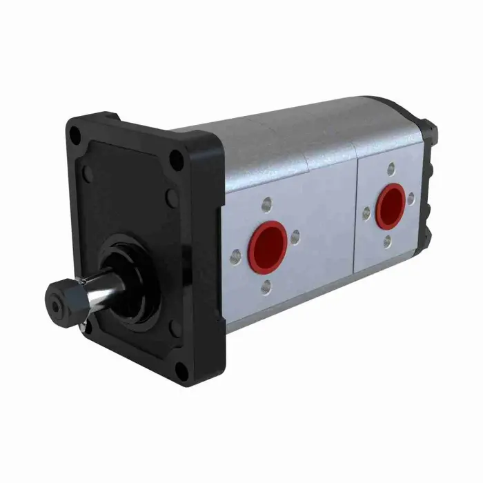 Blue Ascend Hydraulics Blue Ascend Aluminium Body Tandem Pump &ndash; Group 20/20 &mdash; hydraulic pump for mobile and industrial hydraulic applications, supplied by Fluid Power Distributors (FPD), Hamilton New Zealand &mdash; hydraulic pump specialists serving construction, agriculture, forestry, and manufacturing across New Zealand