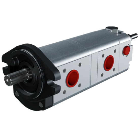 Blue Ascend Hydraulics Blue Ascend Tandem Fan Pump – Group 20/20 — hydraulic pump for mobile and industrial hydraulic applications, supplied by Fluid Power Distributors (FPD), Hamilton New Zealand — hydraulic pump specialists serving construction, agriculture, forestry, and manufacturing across New Zealand