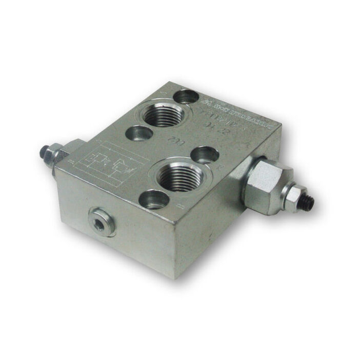 M+S Hydraulic M+S Cross Line Relief Valve (KP Series) — European-made hydraulic valve or accessory for orbital motor circuit control and protection, supplied by Fluid Power Distributors (FPD), Hamilton New Zealand — call (07) 849 5771