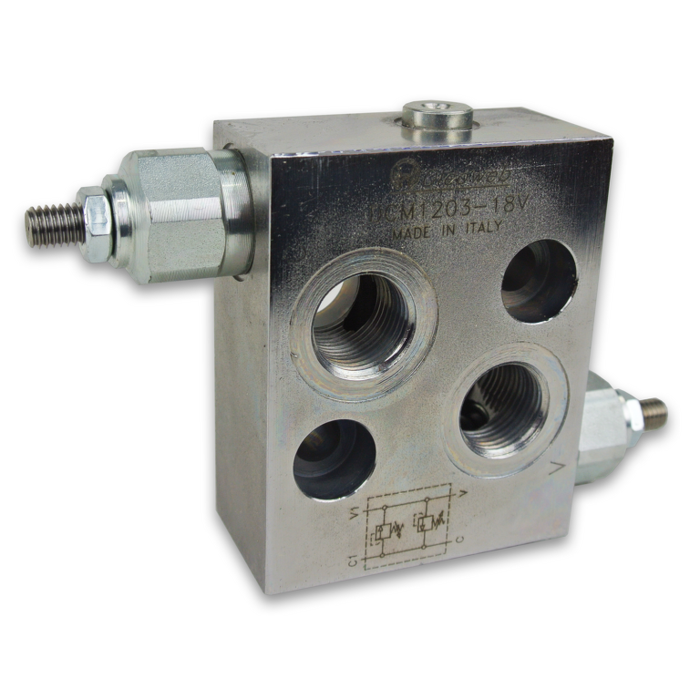 Cross Line Relief Valves — DCF & DCM Series — hydraulic component for mobile and industrial applications, supplied by Fluid Power Distributors (FPD), Hamilton New Zealand — hydraulic specialists for construction, agriculture, forestry, and industrial sectors across New Zealand