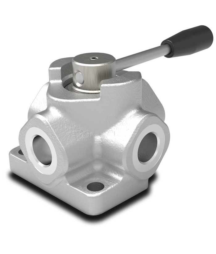 Walvoil DH Rotary Lever Type &mdash; ergonomic hydraulic joystick handle for remote control of pilot-operated mobile hydraulic circuits, supplied by Fluid Power Distributors (FPD), Hamilton New Zealand &mdash; hydraulic controls specialists for mobile plant and construction equipment across New Zealand