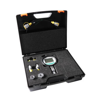 Stauff Digital Pressure Gauge Kits &mdash; hydraulic test and measurement equipment for pressure, temperature, and flow diagnostics in mobile and industrial systems, supplied by Fluid Power Distributors (FPD), Hamilton New Zealand &mdash; genuine Stauff diagnostic instruments in stock for hydraulic technicians across New Zealand