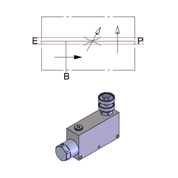 3 way pressure compensated flow control (Knob Style) &mdash; hydraulic valve for flow control, pressure regulation, or circuit protection in mobile and industrial hydraulic systems, supplied by Fluid Power Distributors (FPD), Hamilton New Zealand &mdash; hydraulic valve specialists for construction, agriculture, forestry, and industrial applications across New Zealand