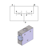 Flow Divider with Cartridge &mdash; hydraulic valve for flow control, pressure regulation, or circuit protection in mobile and industrial hydraulic systems, supplied by Fluid Power Distributors (FPD), Hamilton New Zealand &mdash; hydraulic valve specialists for construction, agriculture, forestry, and industrial applications across New Zealand