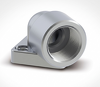 Port Adaptor Flange Mounting 90° Pipe Threaded — 3-Hole — hydraulic system accessory for mobile and industrial hydraulic installations, supplied by Fluid Power Distributors (FPD), Hamilton New Zealand — hydraulic components specialists for construction, agriculture, and industrial sectors across New Zealand