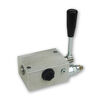 M+S Hydraulic M+S BD Series Handle Operated Directional Control Valve with Relief — European-made hydraulic valve or accessory for orbital motor circuit control and protection, supplied by Fluid Power Distributors (FPD), Hamilton New Zealand — call (07) 849 5771