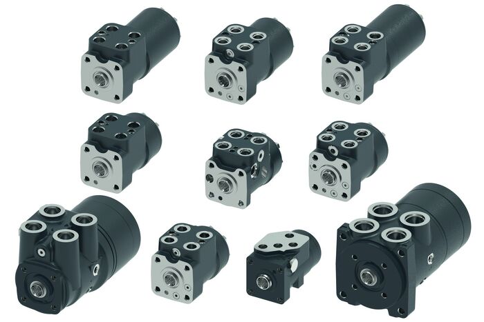 Danfoss Danfoss OSP Series Hydraulic Steering Units hydraulic motor for mobile hydrostatic drive applications — supplied by Fluid Power Distributors (FPD), Hamilton New Zealand — hydraulic components specialists serving construction, agriculture, forestry, and mining industries across New Zealand