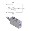 Single Effect Overcenter Flangeable Valve, 28&times;28 mm Fixing &mdash; hydraulic valve for flow control, pressure regulation, or circuit protection in mobile and industrial hydraulic systems, supplied by Fluid Power Distributors (FPD), Hamilton New Zealand &mdash; hydraulic valve specialists for construction, agriculture, forestry, and industrial applications across New Zealand
