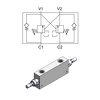 Double Effect Overcenter Valve — hydraulic valve for flow control, pressure regulation, or circuit protection in mobile and industrial hydraulic systems, supplied by Fluid Power Distributors (FPD), Hamilton New Zealand — hydraulic valve specialists for construction, agriculture, forestry, and industrial applications across New Zealand