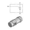 Inline Single Pilot Operated Check Valve (Side Pilot) &mdash; hydraulic valve for flow control, pressure regulation, or circuit protection in mobile and industrial hydraulic systems, supplied by Fluid Power Distributors (FPD), Hamilton New Zealand &mdash; hydraulic valve specialists for construction, agriculture, forestry, and industrial applications across New Zealand