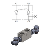 Dual Pilot Operated Check Valve with Adjustable Banjo Union &mdash; hydraulic valve for flow control, pressure regulation, or circuit protection in mobile and industrial hydraulic systems, supplied by Fluid Power Distributors (FPD), Hamilton New Zealand &mdash; hydraulic valve specialists for construction, agriculture, forestry, and industrial applications across New Zealand