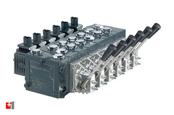 Danfoss Danfoss PVG 32 Load Sense Sectional Valve hydraulic motor for mobile hydrostatic drive applications &mdash; supplied by Fluid Power Distributors (FPD), Hamilton New Zealand &mdash; hydraulic components specialists serving construction, agriculture, forestry, and mining industries across New Zealand