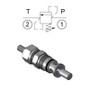 Direct Acting Relief Valve (Cartridge-80 l/min) — hydraulic valve for flow control, pressure regulation, or circuit protection in mobile and industrial hydraulic systems, supplied by Fluid Power Distributors (FPD), Hamilton New Zealand — hydraulic valve specialists for construction, agriculture, forestry, and industrial applications across New Zealand