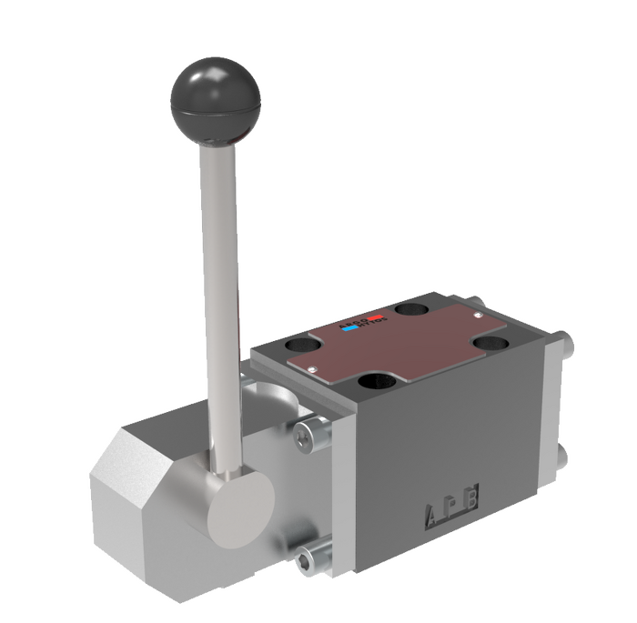 Argo-Hytos CETOP 3 Manually Operated Directional Control Valve — hydraulic directional control valve for mobile and industrial applications, supplied by Fluid Power Distributors (FPD), Hamilton New Zealand — hydraulic valve specialists for construction, agriculture, and manufacturing across New Zealand