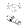 Pilot Operated Relief Valve (Cartridge) — hydraulic valve for flow control, pressure regulation, or circuit protection in mobile and industrial hydraulic systems, supplied by Fluid Power Distributors (FPD), Hamilton New Zealand — hydraulic valve specialists for construction, agriculture, forestry, and industrial applications across New Zealand