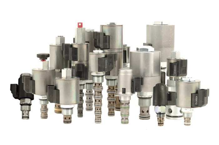 HydraForce solenoid cartridge valve &mdash; hydraulic control components supplied by FPD New Zealand