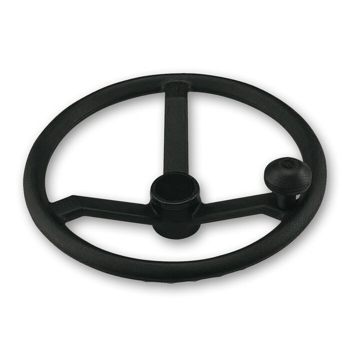 M+S Hydraulic M+S Steering Wheel &mdash; European-made hydraulic steering component for tractors, forklifts, and mobile machinery, supplied by Fluid Power Distributors (FPD), Hamilton New Zealand &mdash; hydraulic steering specialists serving agriculture, construction, and marine sectors across New Zealand