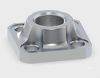 Port Adaptor Straight Flange Mounting Pipe Threaded Steel — hydraulic system accessory for mobile and industrial hydraulic installations, supplied by Fluid Power Distributors (FPD), Hamilton New Zealand — hydraulic components specialists for construction, agriculture, and industrial sectors across New Zealand