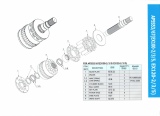 Parts List EX100/120 -2,-3 Swing Motor